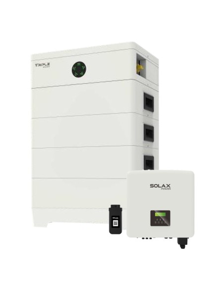 Solax Power: vendita all'ingrosso Sistema di accumulo trifase inverter Solax Power HYBRID-G4 5kW batteria al litio TP-HS36 14...