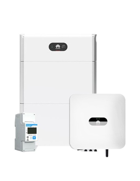 Single-phase storage system 5kW Huawei inverter LUNA2000 10kWh lithium batteries BMS