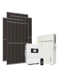 Monofase: vendita all'ingrosso Kit fotovoltaico monofase 6300W inverter Solax Power 6kW LV batteria al litio TP-LD53 5.3KWh