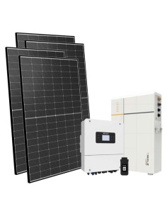 Monofase: vendita all'ingrosso Kit fotovoltaico monofase 6160W inverter Solax Power 6kW LV batteria al litio TP-LD53 5.3kWh