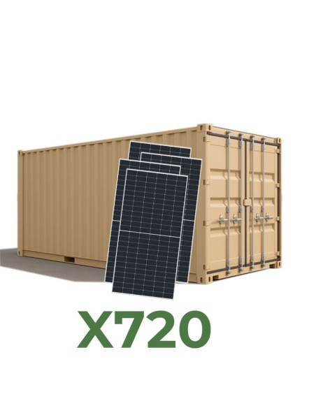 Eging: vendita all'ingrosso Container di 720 moduli fotovoltaici bifacciali Eging da 585W RAEE e trasporto incluso