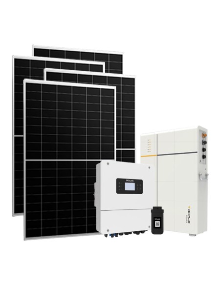 Single-phase photovoltaic kit 4650W Solax Power 4kW LV inverter lithium battery TP-LD53 5.3KWh