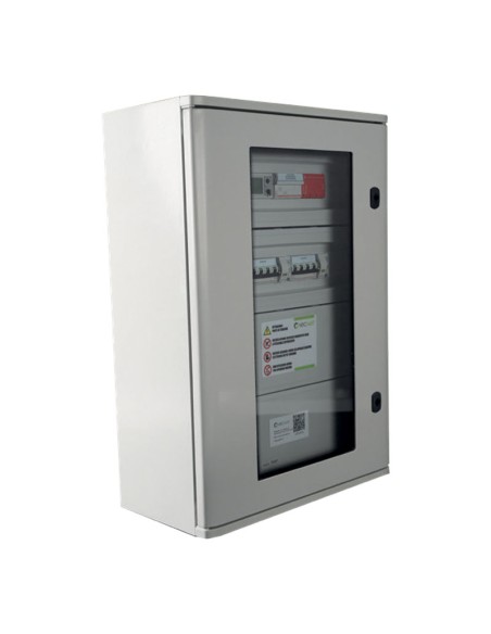 Three-phase CEI 0-16 AC interface panel 60kW for 3 inverters