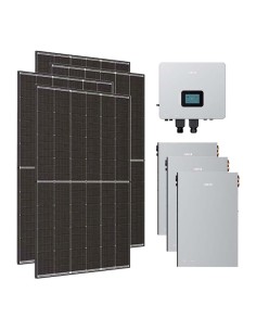 Single-phase photovoltaic kit 6060W inverter 6kW Nahui LV 15KWh lithium battery