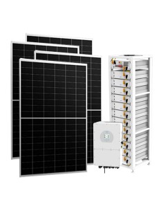 Three-phase photovoltaic kit 10230W inverter 10kW Deye lithium BOS-G 30.72kWh