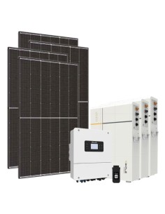 Monofase: vendita all'ingrosso Kit fotovoltaico monofase 6060W inverter Solax Power 6kW LV batteria al litio TP-LD53 15.9KWh