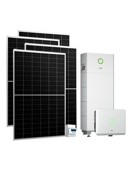 Trifase: vendita all'ingrosso Kit fotovoltaico trifase 8370W inverter H2-8K-T2 8kW SAJ litio BU2-5.0-HV1 10kWh