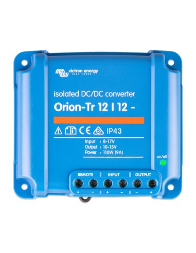 Convertitore di tensione DC-DC Orion-Tr Isolato 12/12-18A 220W Victron Energy - ORI121222110 | PuntoEnergia Italia
