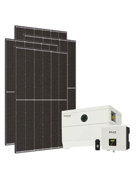 Monofase: vendita all'ingrosso Kit fotovoltaico monofase 8100W inverter Solax Power HYBRID-G4 7.5kW batteria al litio TP-HS36...