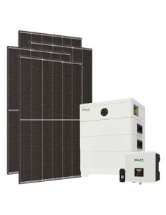 Monofase: vendita all'ingrosso Kit fotovoltaico monofase 8100W inverter Solax Power HYBRID-G4 7.5kW batteria al litio TP-HS36...