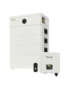 Trifase: vendita all'ingrosso Kit fotovoltaico trifase 10800W inverter Solax Power HYBRID-G4 10kW batteria al litio TP-HS36 1... 2