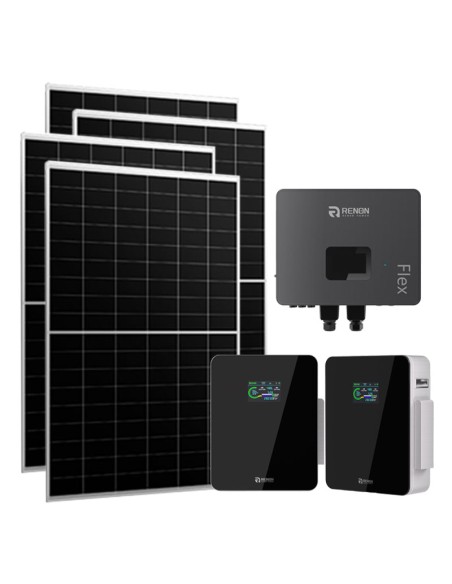 Monofase: vendita all'ingrosso Kit fotovoltaico monofase 6510W inverter 6kW IFL06 Renon Power batteria al litio Xcellent 10.2...