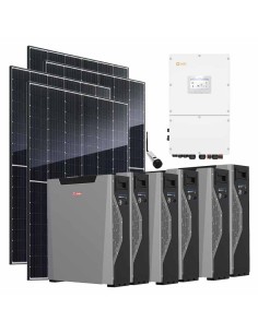 Three-phase photovoltaic kit 30160W 30kW Solis inverter Weco 5k3 XP 32.22kWh lithium battery