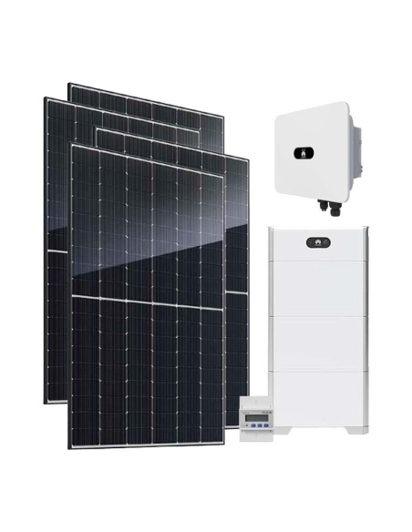 Three-phase photovoltaic kit 17680W 17kW inverter MB0 15kWh lithium battery LUNA2000 Huawei