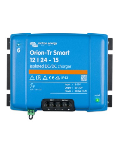 Caricabatterie DC-DC Orion-Tr Smart Isolato 12/24-15A Victron Energy - ORI122436120 | PuntoEnergia Italia