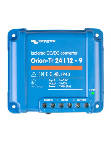 Convertitore di tensione DC-DC Orion-Tr Isolato 24/12-9A 110W Victron Energy - ORI241210110R | PuntoEnergia Italia
