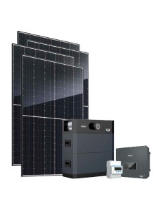 Three-phase photovoltaic kit 10400W 10kW inverter 10.24kWh lithium battery HV SMART 5K Zucchetti