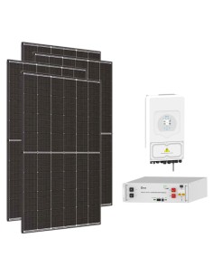 Single-phase photovoltaic kit 6300W 6kW DEYE inverter SE-G5.1 Pro-B 5.12kWh lithium battery