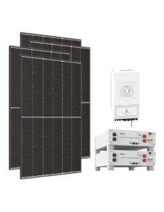 Single-phase photovoltaic kit 6370W 6kW DEYE inverter SE-G5.1 Pro-B 10.24kWh lithium battery