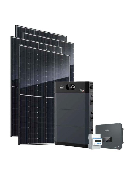 Three-phase photovoltaic kit 15600W 15kW inverter 15.36kWh lithium battery HV SMART 5K Zucchetti
