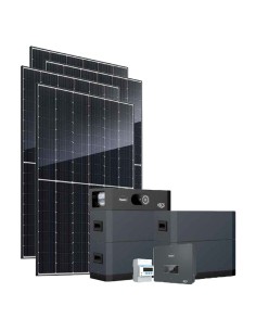 Three-phase photovoltaic kit 15600W 15kW inverter 20.48kWh lithium battery HV SMART 5K Zucchetti