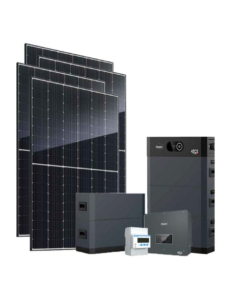 Three-phase photovoltaic kit 15600W 15kW inverter 25.60kWh lithium battery HV SMART 5K Zucchetti