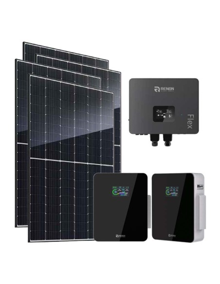 Single-phase photovoltaic kit 6240W 6kW IFL06 inverter 10.24kWh lithium battery Xcellent Renon Power