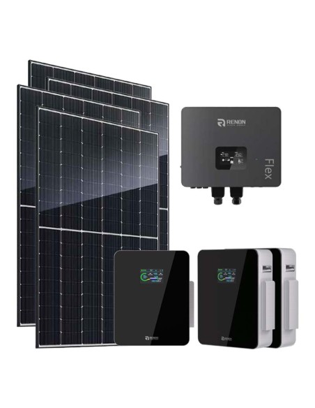 Single-phase photovoltaic kit 6240W 6kW IFL06 inverter 15.36kWh lithium battery Xcellent Renon Power