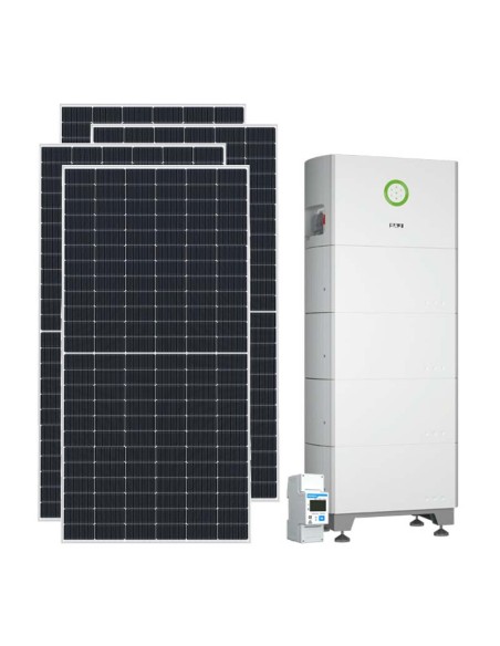 Monofase: vendita all'ingrosso Kit fotovoltaico monofase 3510W inverter 3kW ALL IN ONE batteria al litio 5kWh BU2-5.0-HV1 SAJ