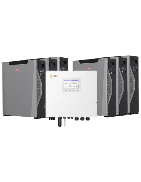 Three-phase storage system 12kW Solis inverter 32.22kWh Weco 5k3 XP lithium battery