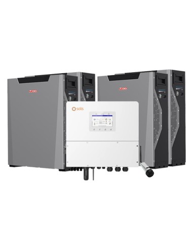 Three-phase storage system 20kW Solis inverter 32.22kWh Weco 5k3 XP lithium battery