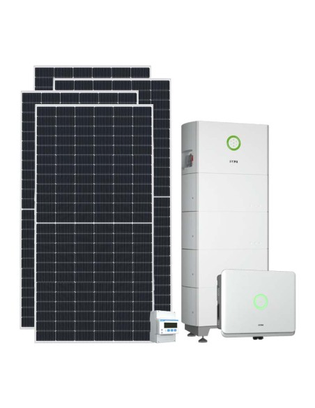 Three-phase photovoltaic kit 10530W inverter 10kW H2-10K-T2 20kWh lithium battery BU2-5.0-HV1 SAJ