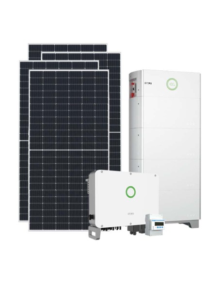 Three-phase photovoltaic kit 30420W inverter 30kW H2-30K-T3 15kWh lithium battery BU2-5.0-HV1 SAJ