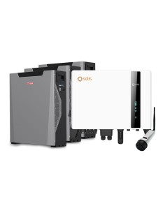 Three-phase storage system 10kW Solis inverter 16.11kWh Weco 5k3 XP lithium battery