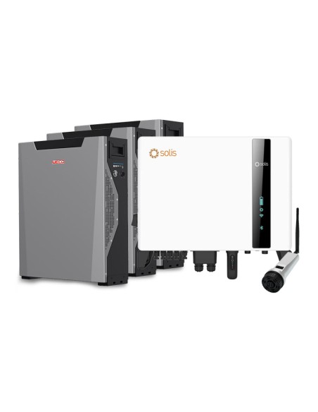 Solis con Weco: vendita all'ingrosso Sistema di accumulo trifase inverter 10kW Solis batteria al litio 16.11kWh Weco 5k3 XP