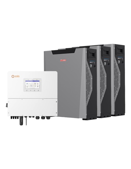 Solis con Weco: vendita all'ingrosso Sistema di accumulo trifase inverter 20kW Solis batteria al litio 16.11kWh Weco 5k3 XP