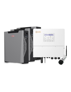 Three-phase storage system 12kW Solis inverter 16.11kWh Weco 5k3 XP lithium battery