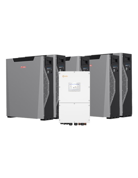 Three-phase storage system 30kW Solis inverter 26.85kWh Weco 5k3 XP lithium battery