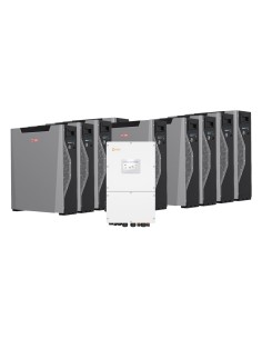 Three-phase storage system 30kW Solis inverter 48.33kWh Weco 5k3 XP lithium battery