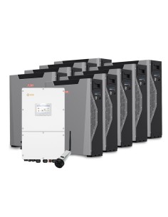 Three-phase storage system 50kW Solis inverter 48.33kWh Weco 5k3 XP lithium battery