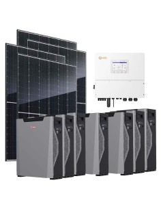 Trifase: vendita all'ingrosso Kit fotovoltaico trifase 20800W inverter 20kW Solis batteria al litio 37.59kWh Weco 5k3 XP