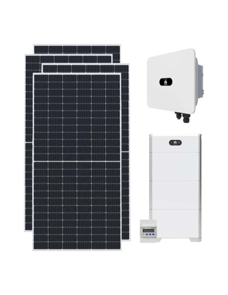 Trifase: vendita all'ingrosso Kit fotovoltaico trifase 17550W inverter 17kW MB0 Huawei batteria al litio 15kWh LUNA2000 BMS