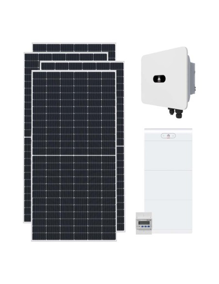 Trifase: vendita all'ingrosso Kit fotovoltaico trifase 17550W inverter 17kW MB0 Huawei batteria al litio 21kWh LUNA2000 BMS