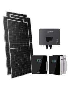 Monofase: vendita all'ingrosso Kit fotovoltaico monofase 5950W inverter 6kW IFL06 batteria al litio 20.48kWh Xcellent Renon P...
