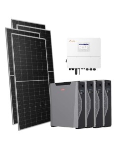 Trifase: vendita all'ingrosso Kit fotovoltaico trifase 20230W inverter 20kW Solis batteria al litio 21.48kWh Weco 5k3 XP