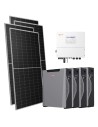 Trifase: vendita all'ingrosso Kit fotovoltaico trifase 20230W inverter 20kW Solis batteria al litio 21.48kWh Weco 5k3 XP