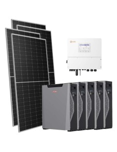 Trifase: vendita all'ingrosso Kit fotovoltaico trifase 20230W inverter 20kW Solis batteria al litio 26.85kWh Weco 5k3 XP