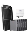Three-phase photovoltaic kit 20230W 20kW Solis inverter Weco 5k3 XP 26.85kWh lithium battery