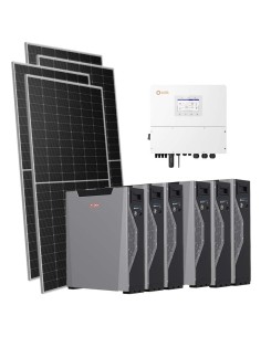 Trifase: vendita all'ingrosso Kit fotovoltaico trifase 20230W inverter 20kW Solis batteria al litio 32.22kWh Weco 5k3 XP