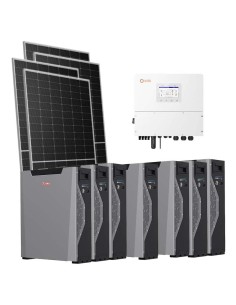 Trifase: vendita all'ingrosso Kit fotovoltaico trifase 20230W inverter 20kW Solis batteria al litio 37.59kWh Weco 5k3 XP
